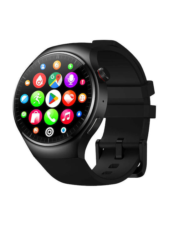 Zeblaze Thor Ultra Smartwatch με SIM και Παλμογράφο (Μαύρο)