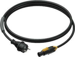 Procab Procab Prp433/3 Power Cable Schuko Father Powercon True1 Mother 3 X 1,5 Mm² 3 Meters