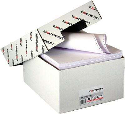 Emerson Dot Matrix Paper 1 Ply 210x12" 70g 2000 Sheets