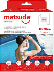 Matsuda Wasserdichte Sterile Wundauflagen 10x10cm 5 Stück Matsuda Wasserdichte Sterile Wundauflagen 10x10cm 5 Stück