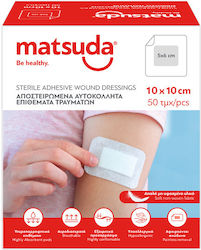 Pansamente sterile adezive impermeabile Matsuda 10x10cm 50buc