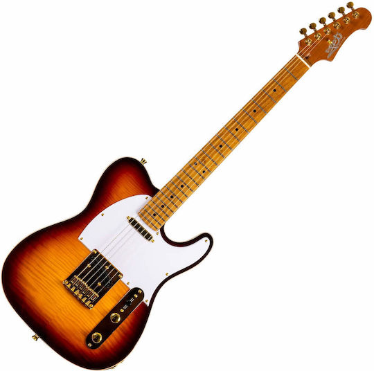 Jet Guitars Електрическа Китара Телекастер Кафяв