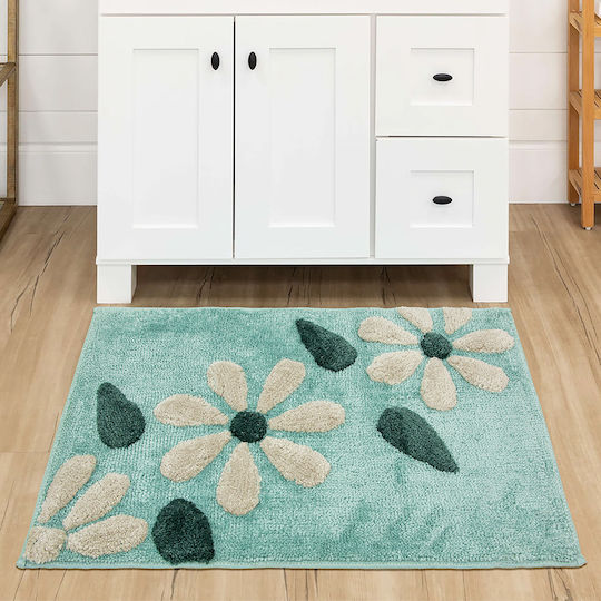 Lino Home Πατάκι Μπάνιου 2500000775 Mint 60x100εκ.