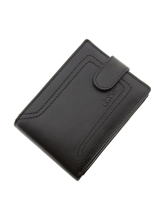 Lavor Men's Leather Wallet with RFID Black