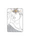 Marhome Wanddekoration Schwarz aus Metall 61x3,8x40cm
