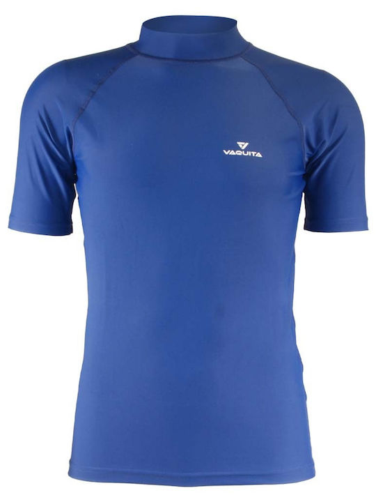 Vaquita Kurzärmelig Sonnenschutzshirt Blau