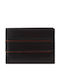 Leather Men's Wallet Classic with RFID Brown