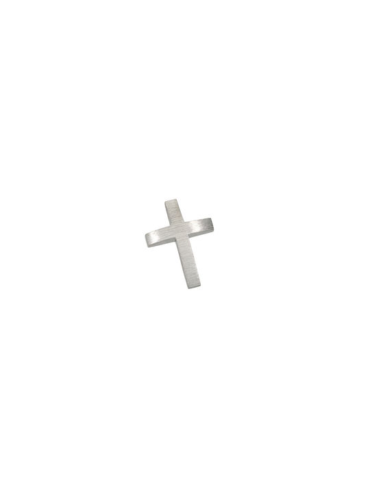 Dimiourgiko Vildiridis Men's White Gold Cross 14K