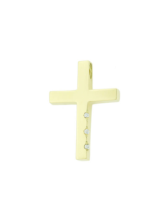 Femeiesc Aur Cruce 14K