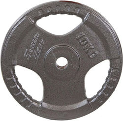 Eb Fit Metal Strength Training Plate 1 x 10kg Ø28mm with Handles