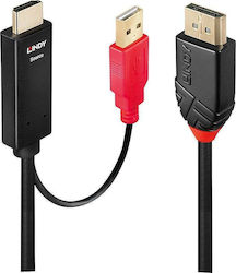 Lindy 41426 mini DP Male - HDMI male 2m