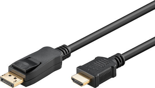 Goobay Cable DisplayPort male - HDMI male 3m Black (64837)