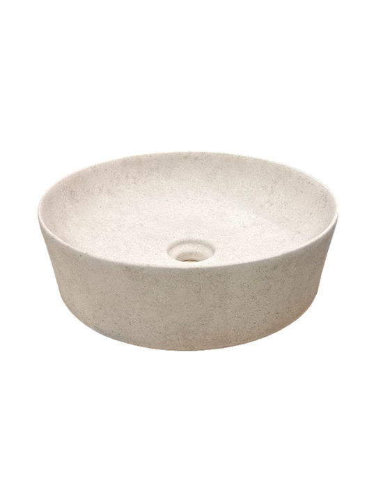 Rak Ceramics Vessel Sink Porcelain 42x42cm Beige