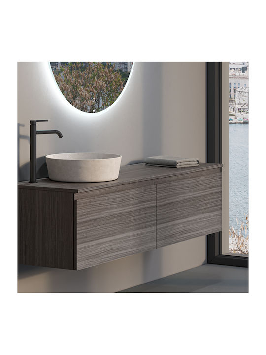 Rak Ceramics Aufgesetztes Waschbecken Porzellan 42x42cm Beige