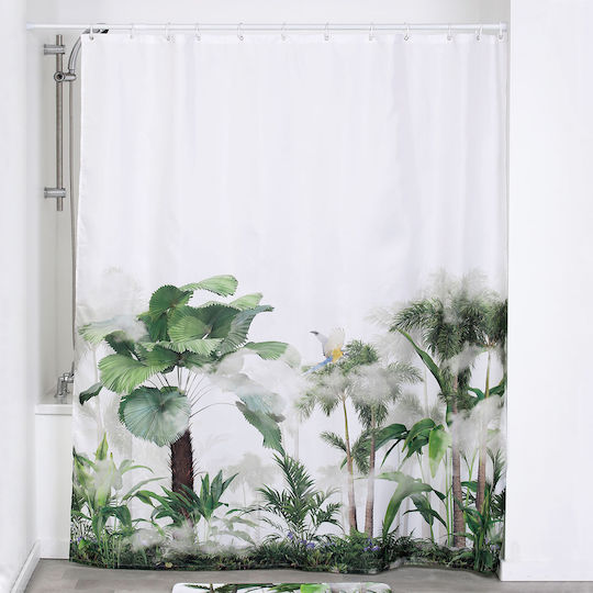 Κουρτίνα Μπάνιου Υφασμάτινη 180x200cm T-d Oasis