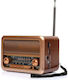 NNS NS-3315BT Retro Tabletop Radio Battery with...