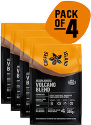 Coffee Island Espresso Volcano Blend σε Κόκκους 4x250gr Coffee Island Espresso Volcano Blend σε Κόκκους 4x250gr