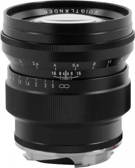 Camera Lens Nokton 75mm f/1.5 Aspherical Telephoto for Leica M Mount Black