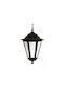 Lido Outdoor Hanging Ceiling Light in Black Color L52A-3084