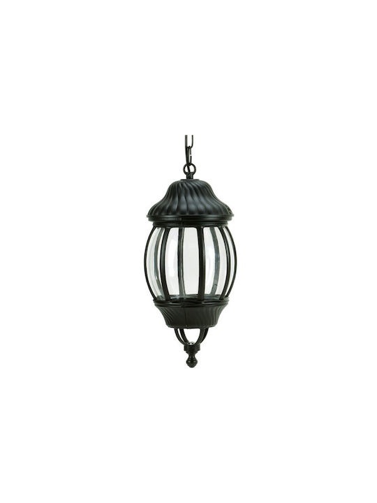 Lido Outdoor Hanging Ceiling Light in Black Color L52A-8104