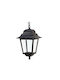 Lido Outdoor Hanging Ceiling Light in Black Color L52A-8014