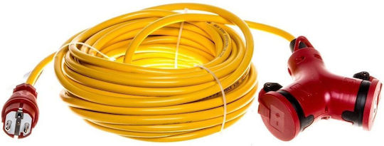 PCElectric 1 Platz mit Kabel 15m Durchmesser 3 x 1.5mm² Gelb