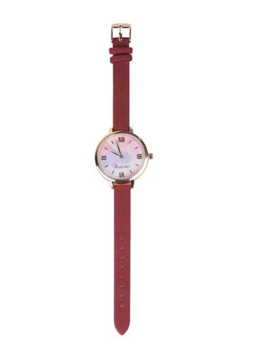 Tesoro Analog Kids Watch Red with Rubber Strap