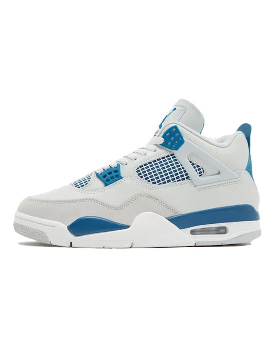 Jordan Air Jordan 4 Retro Sneakers Off-white / Military Blue / Neutral Grey