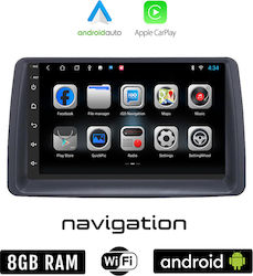 Ηχοσύστημα Αυτοκινήτου για Fiat Panda 2003-2012 (Bluetooth/USB/WiFi/GPS/Apple-Carplay/Android-Auto) με Οθόνη Αφής 7"