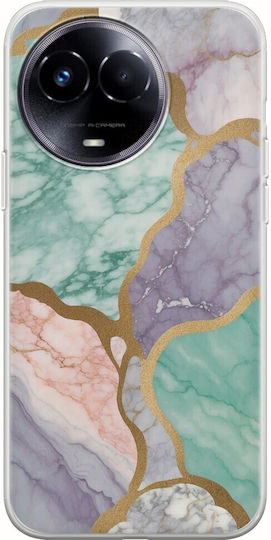 Marble Collection Pastel Realme 11 5g Flexible Tpu Transparent Silicone
