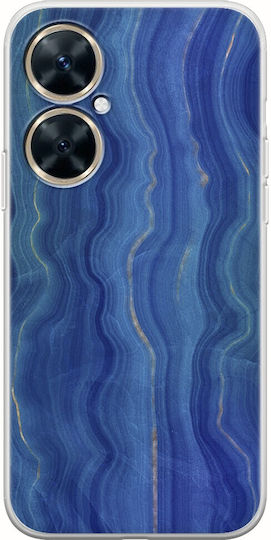 Piatră Agată Albastră Huawei Nova 11i Carcasă Flexibilă din Silicon Transparent TPU