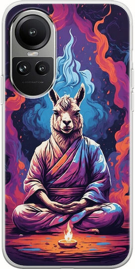 Meditation Animals Llama Oppo Reno 10 Pro 5g Flexible Tpu Διάφανη Σιλικόνη