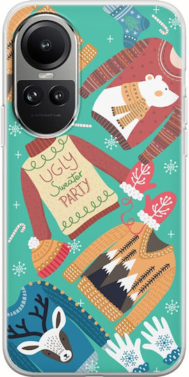 Ugly Sweater Party Oppo Reno 10 Pro 5g Flexible Tpu Transparent Silicone
