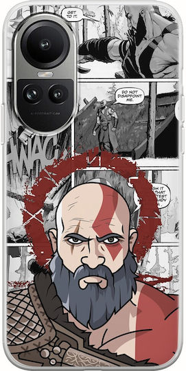 God War Kratos Oppo Reno 10 Pro 5g Flexible Tpu Διάφανη Σιλικόνη