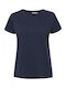 Fransa Women's T-shirt Navy Blue