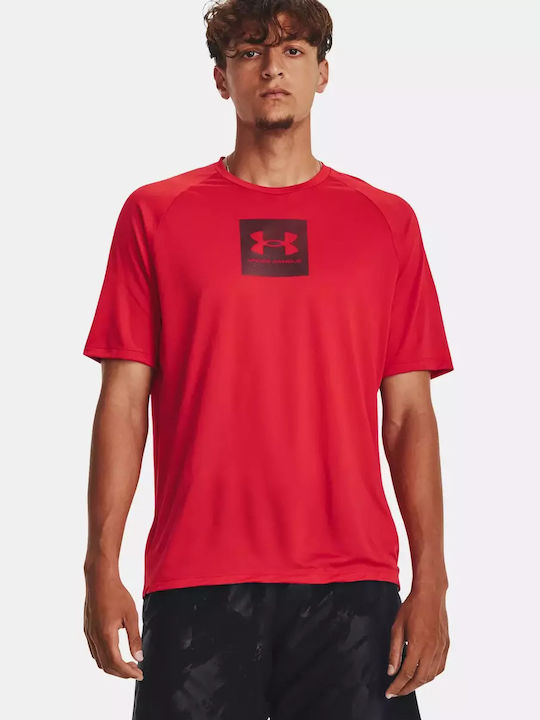 Under Armour Ανδρικό Αθλητικό T-shirt Κοντομάνικο Red