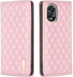 Θήκη Πτερύγιο Oppo A38 4g Wallet Binfen Color Ροζ