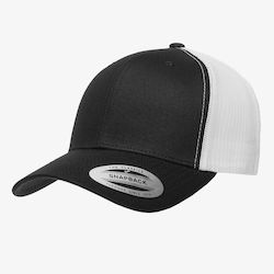 Yupoong Ανδρικό Trucker Jockey Μαύρο 6606T-BLKWHT