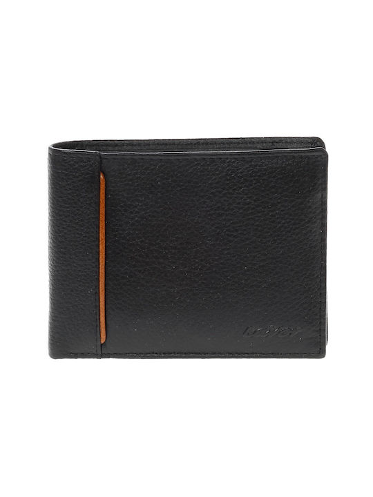 Lavor Men's Leather Wallet with RFID Black