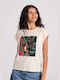 Funky Buddha Feminin Tricou Bej