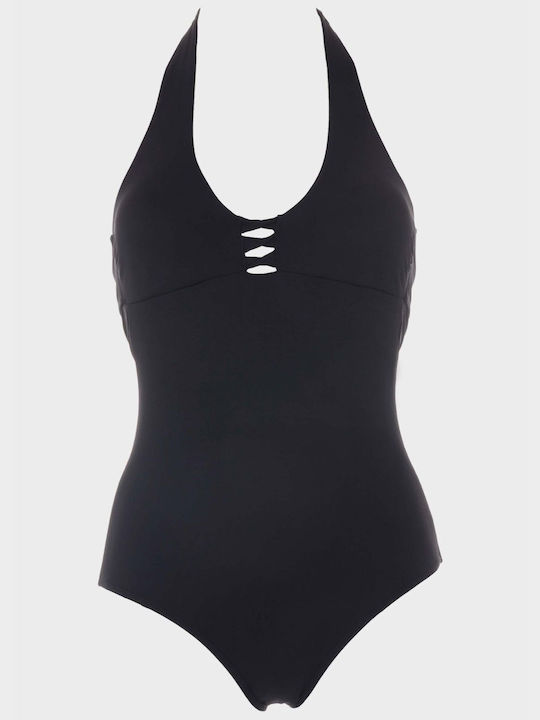 G Secret One-Piece Swimsuit Black