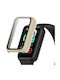 Amazfit Band 7 Pc + Tempered Glass Integrated Protective Watch Case Ivory White