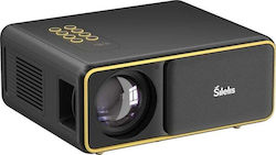 Silelis P-3 Plus Projector Full HD Λάμπας LED Κίτρινος