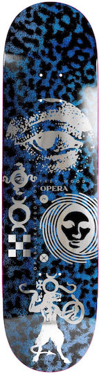 Opera 8.25" Skateboard Shortboard Blue