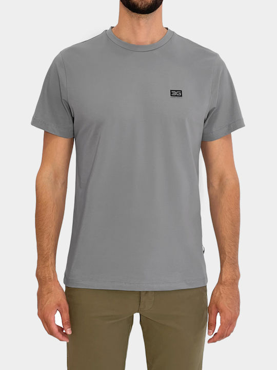 3Guys Herren T-Shirt Kurzarm Gray