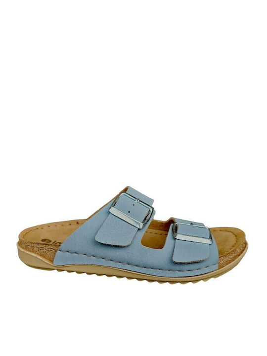 Inblu Damen Flache Sandalen in Hellblau Farbe