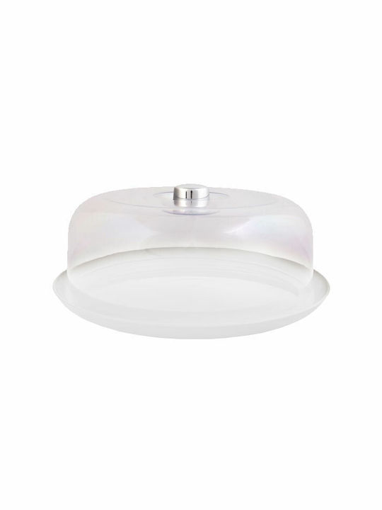 Homeplast Kuchenteller Kunststoff mit Deckel We...