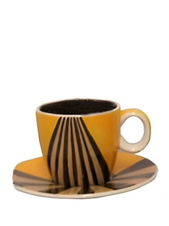 Etoile Φλιτζάνι Espresso Κεραμικό Κίτρινο