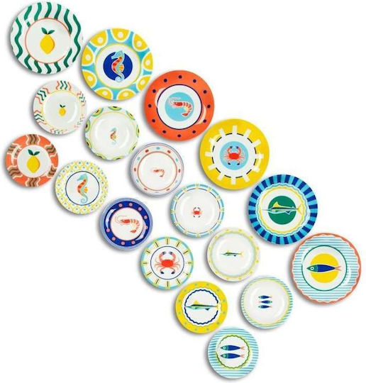 Excelsa Alb Porțelan Set de Vase 18buc
