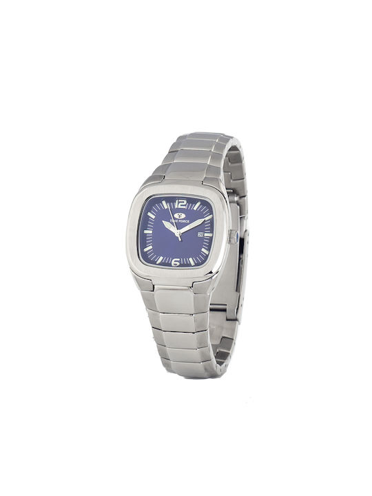 Time Force Uhr mit Silber Metallarmband